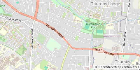 Map of Leicester