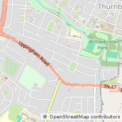 Map of Leicester