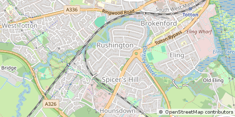 Map of Southampton