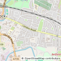 Map of Kilmarnock, Ayrshire