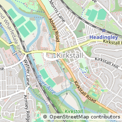 Map of Leeds, West Yorkshire