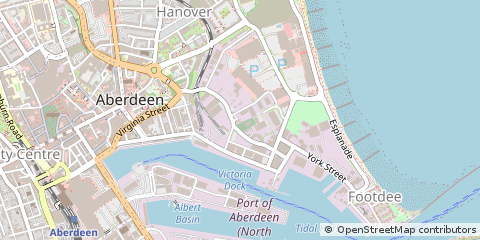 Map of Aberdeen