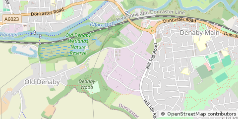 Map of Doncaster