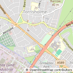 Map of Morecambe, Lancashire