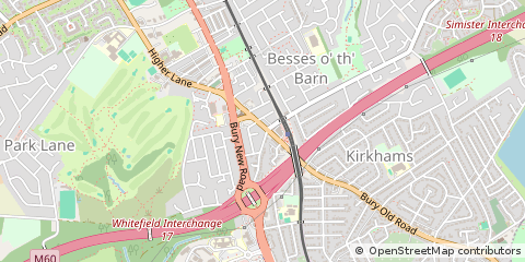 Map of Manchester