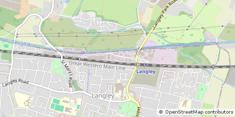 Map of Langley, Berkshire