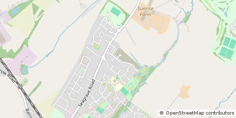 Map of Loughborough, Leicestershire
