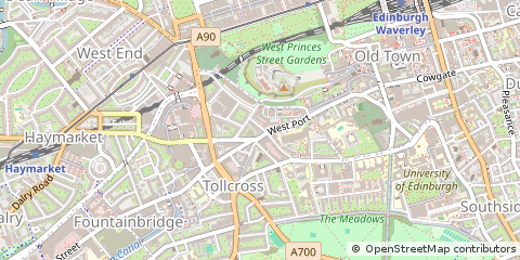 Map of Edinburgh