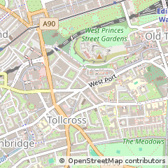 Map of Edinburgh