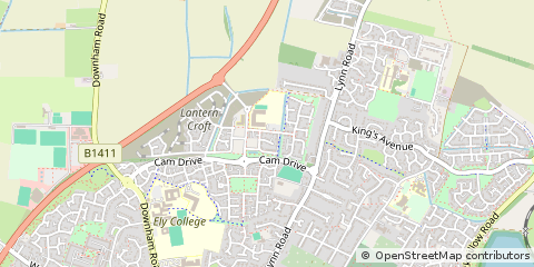 Map of ELY, Cambridgeshire