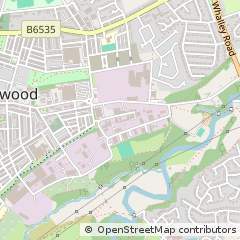 Map of Blackburn, Lancashire