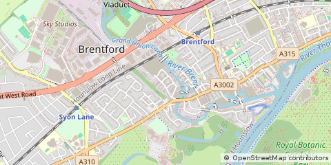 Map of Brentford, Middlesex