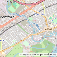 Map of Brentford, Middlesex