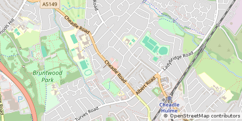 Map of Cheadle