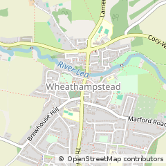Map of Wheathampstead, Herts