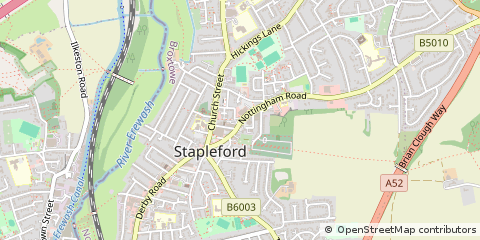 Map of Nottingham