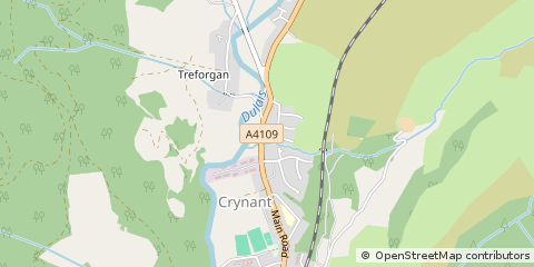 Map of Neath, West Glamorgan