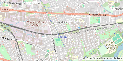 Map of Manchester