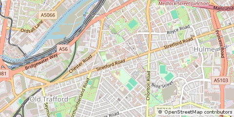 Map of Manchester