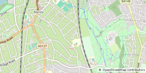 Map of Sutton Coldfield, Birmingham