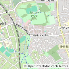 Map of Sutton Coldfield