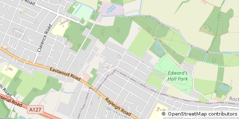 Map of Leigh-on-SEA, Essex