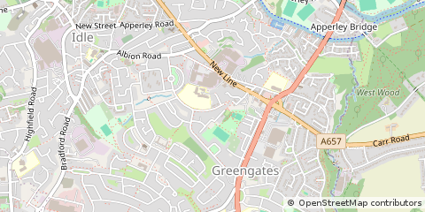 Map of Bradford