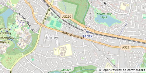 Map of Reading