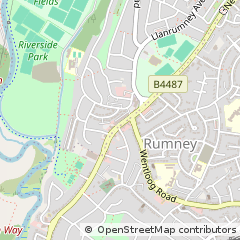 Map of Cardiff