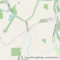 Map of Sevenoaks, Kent