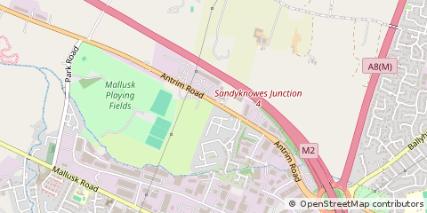 Map of Newtownabbey, Co.antrim