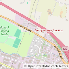 Map of Newtownabbey, Co.antrim