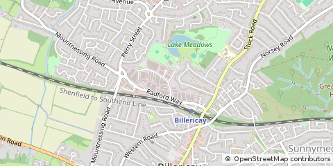 Map of Billericay