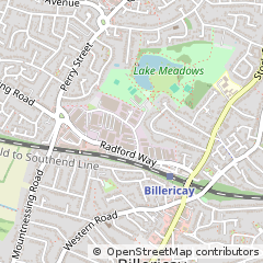 Map of Billericay