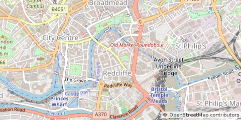 Map of Bristol, Somerset