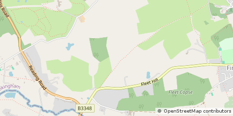 Map of Finchampstead, Wokingham