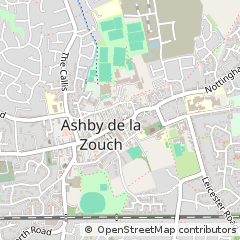 Map of Ashby DE LA Zouch, Leicestershire