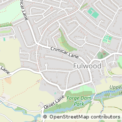 Map of Sheffield