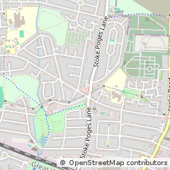 Map of Slough, Berkshire