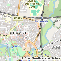 Map of Tamworth