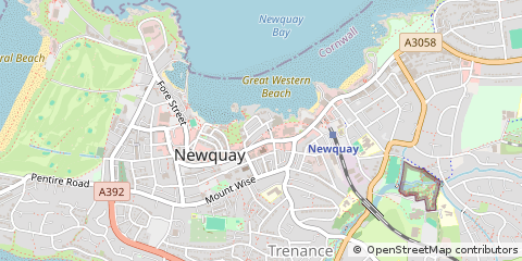 Map of Cornwall