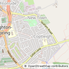 Map of Houghton LE Spring, Tyne and Wear