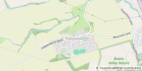 Map of Gateshead