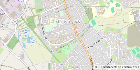 Map of Derby, Derbyshire