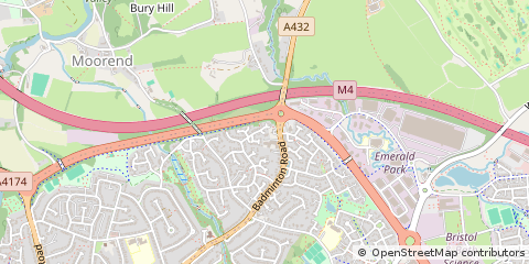 Map of Bristol, Avon