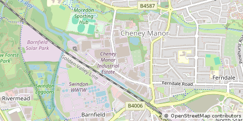 Map of Swindon