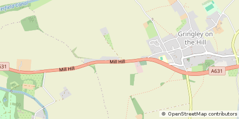 Map of Retford, Notts