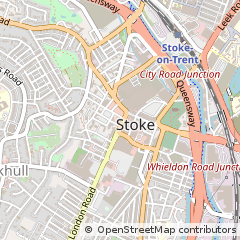 Map of Stoke-on-Trent