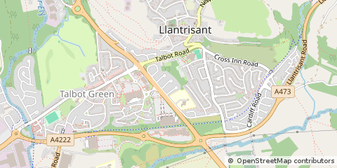 Map of Pontyclun, R C T