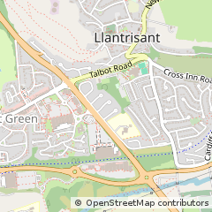 Map of Pontyclun, R C T